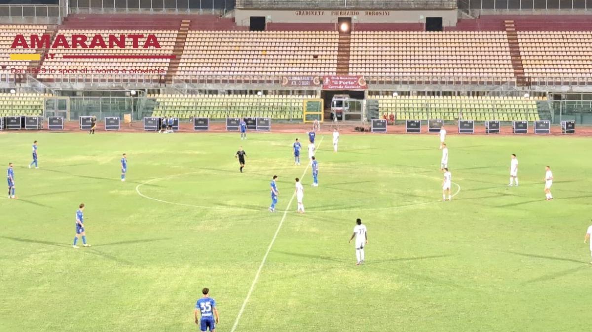 Tra Livorno ed Empoli finisce 1 a 1, per gli amaranto in rete Aramu