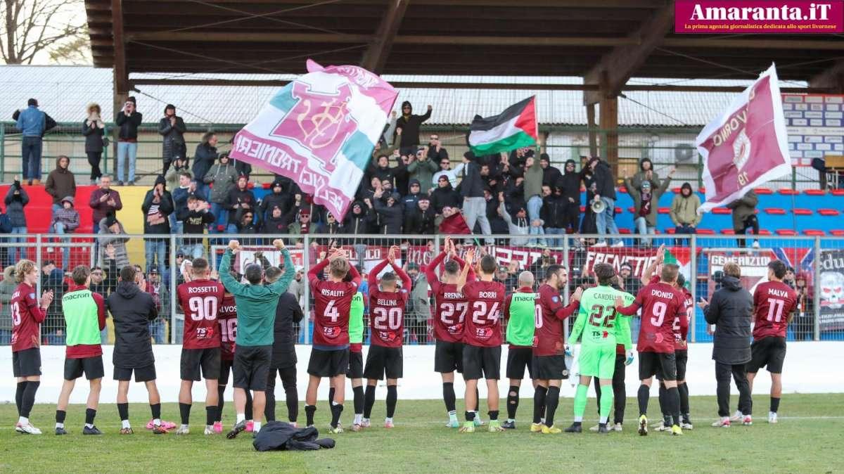 Flaminia-Livorno, la fotocronaca dell'ennesimo successo in trasferta