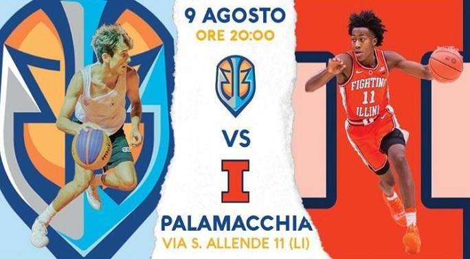 Streetball Livorno, sfida a due squadre Ncaa al Pala Macchia