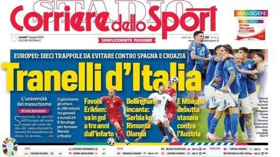 L'apertura del Corriere dello Sport: "Zirkzee alla Juve: Thiago Motta spinge"