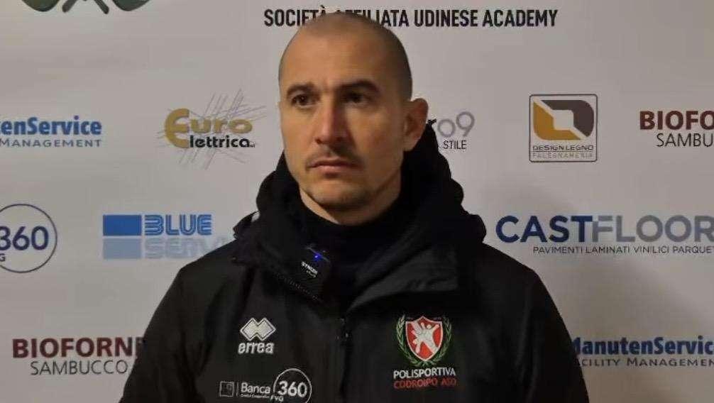 MIGLIOR ALLENATORE DEL WEEKEND -  Luca Salgher del Codroipo