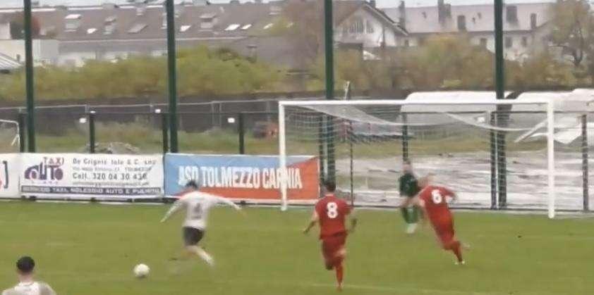 MIGLIOR GOL DEL WEEKEND - Cucchiaro del Tolmezzo contro il Tamai