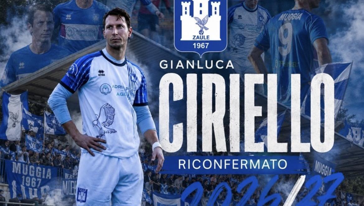 MUGGIA 1967 - Bomber Ciriello resta
