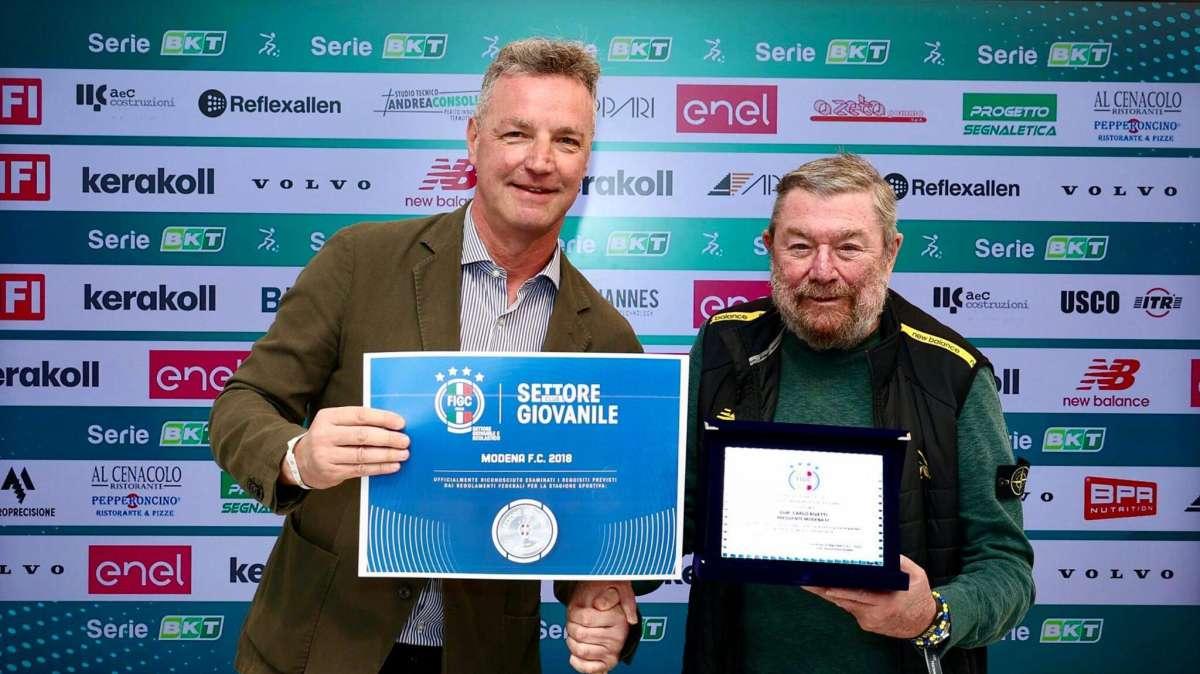 Settore Giovanile: l’attestato di Scuola Calcio di 3° livello