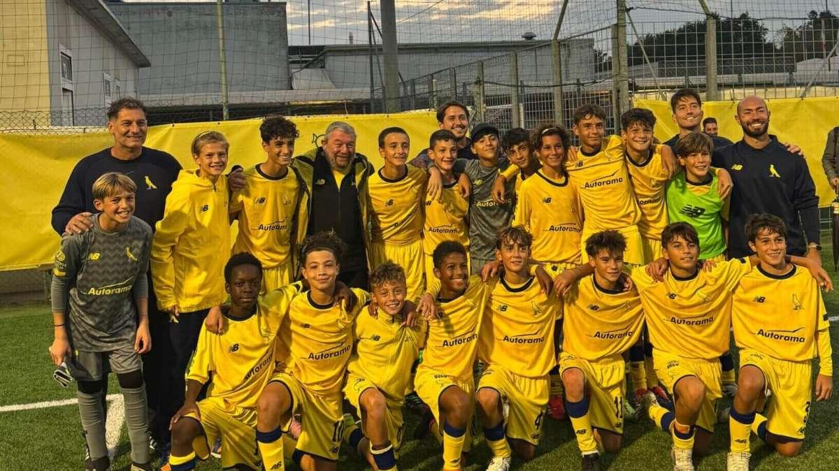 Settore Giovanile: sorride l’U13 con il Presidente