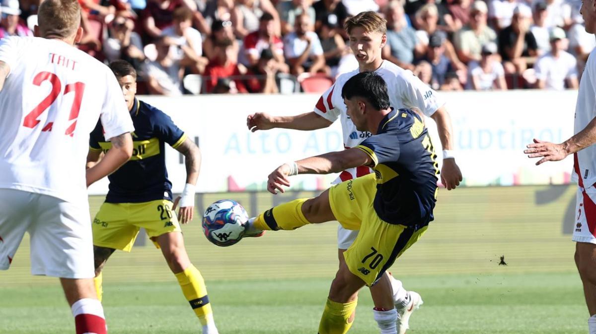 Sudtirol-Modena 1-1: Ambrosino salva i canarini