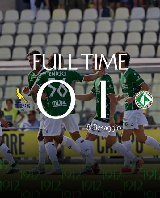 Modena contro Avellino: troppe occasioni da gol sprecate.