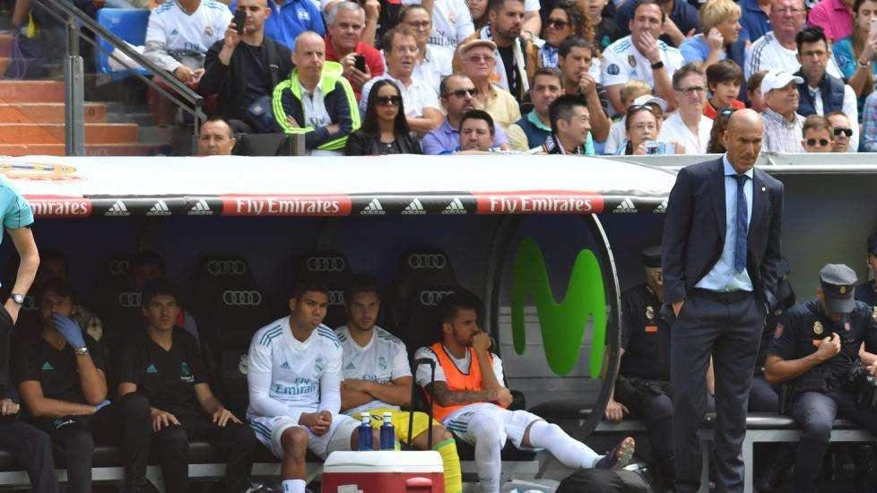 Las principales ausencias en la convocatoria del Madrid para el derbi