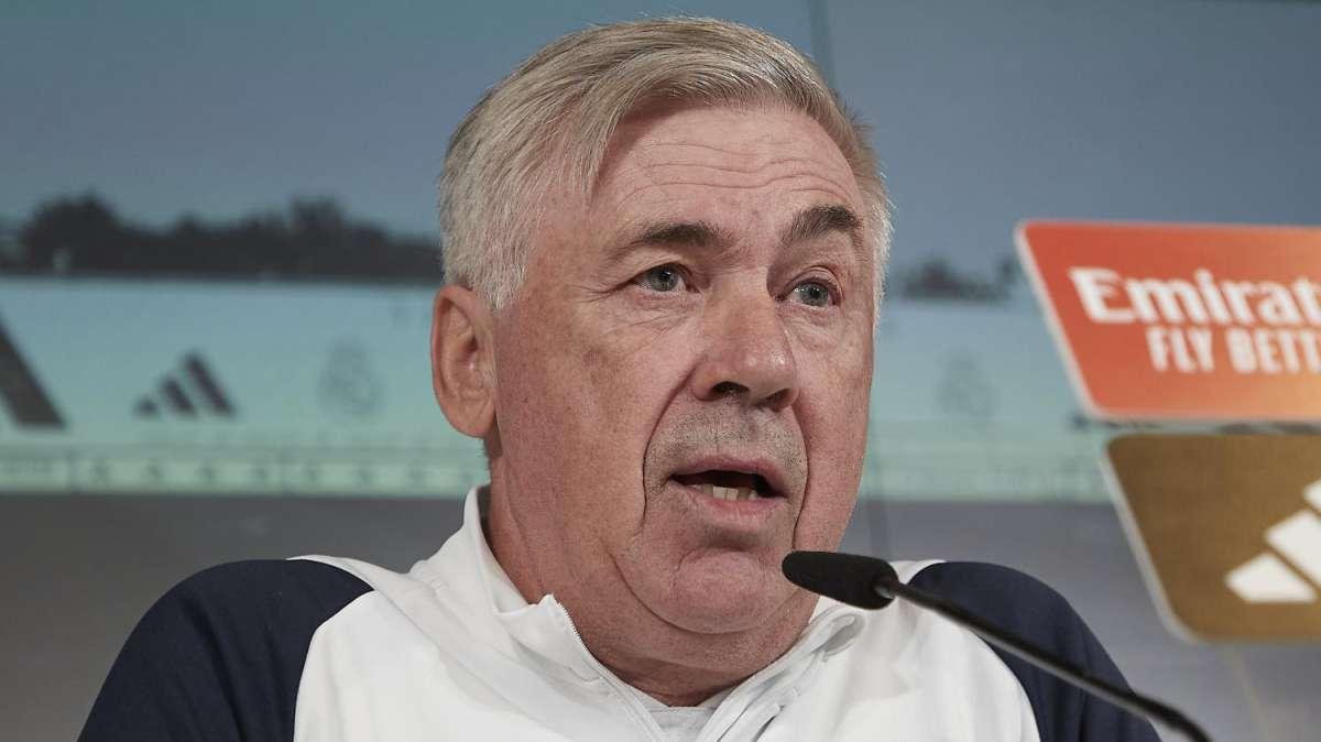 Carlo Ancelotti en rueda de prensa: "Si no pasa nada, Bellingham jugará mañana"