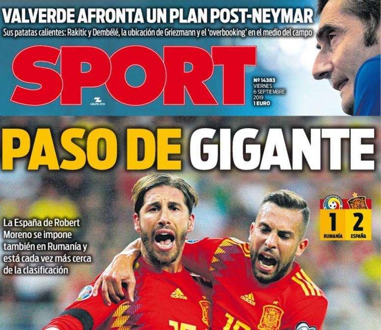 PORTADA - SPORT: Bale: "No fue mi mejor verano"