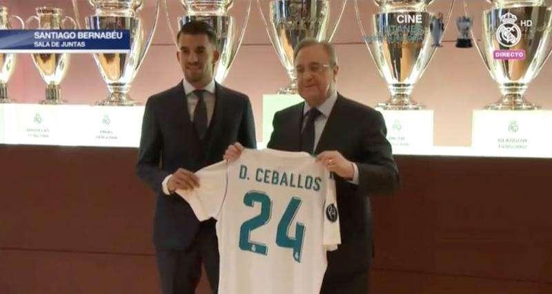 FOTO - Ceballos ya ha elegido dorsal. Llevará el 24, sigue libre el 10