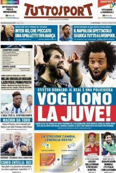 En Italia informan de las consecuencias de la marcha de Cristiano: a Isco y Marcelo les gusta la Juventus