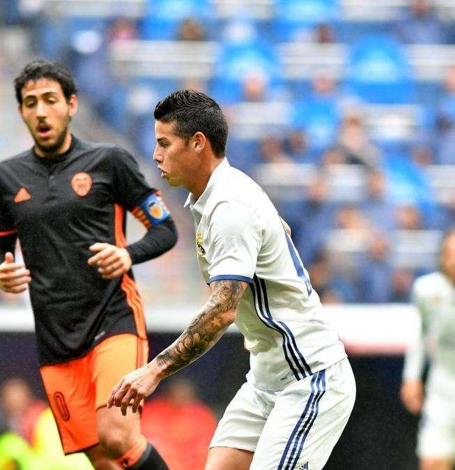 James Rodríguez, el colombiano solo tiene un edema 