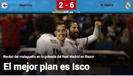 Marca: "El mejor plan es Isco"