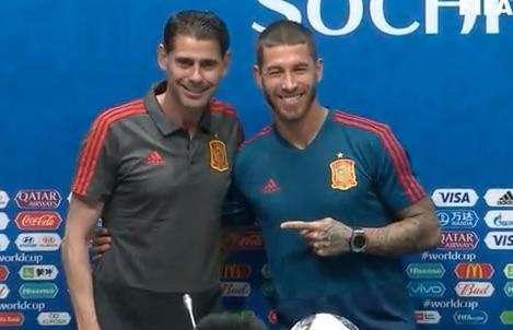 Ramos: "Lopetegui va a ser parte de lo que pase en este Mundial. Ahora, pocos mejores que Hierro"