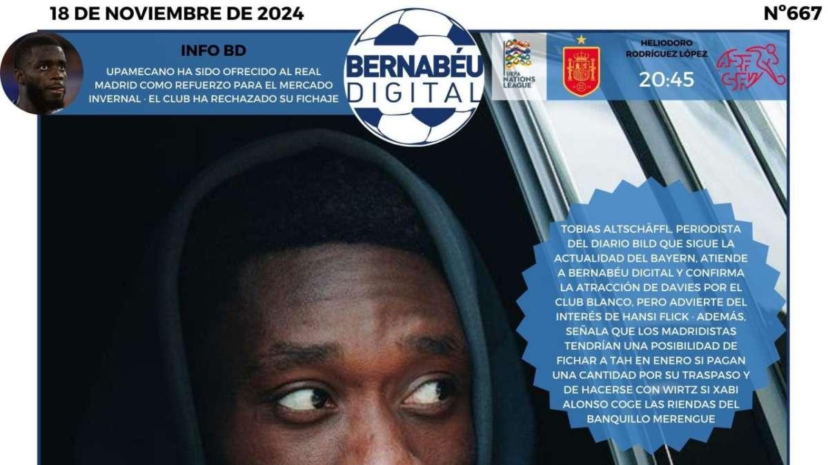 El posible fichaje de Davies como protagonista de la portada BD