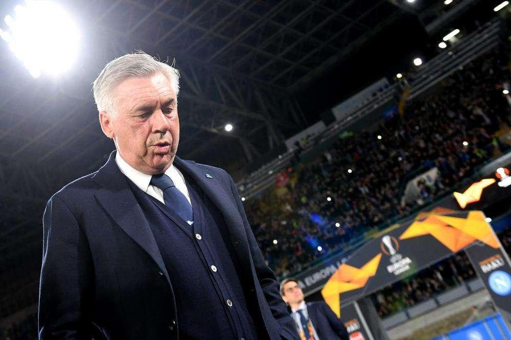 Ancelotti hace balance de su primer año en el Napoli, tras caer eliminado de la Europa League