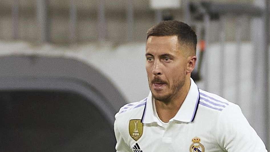 Ancelotti, sobre Hazard: "Se supone que seguirá; si no está contento..."