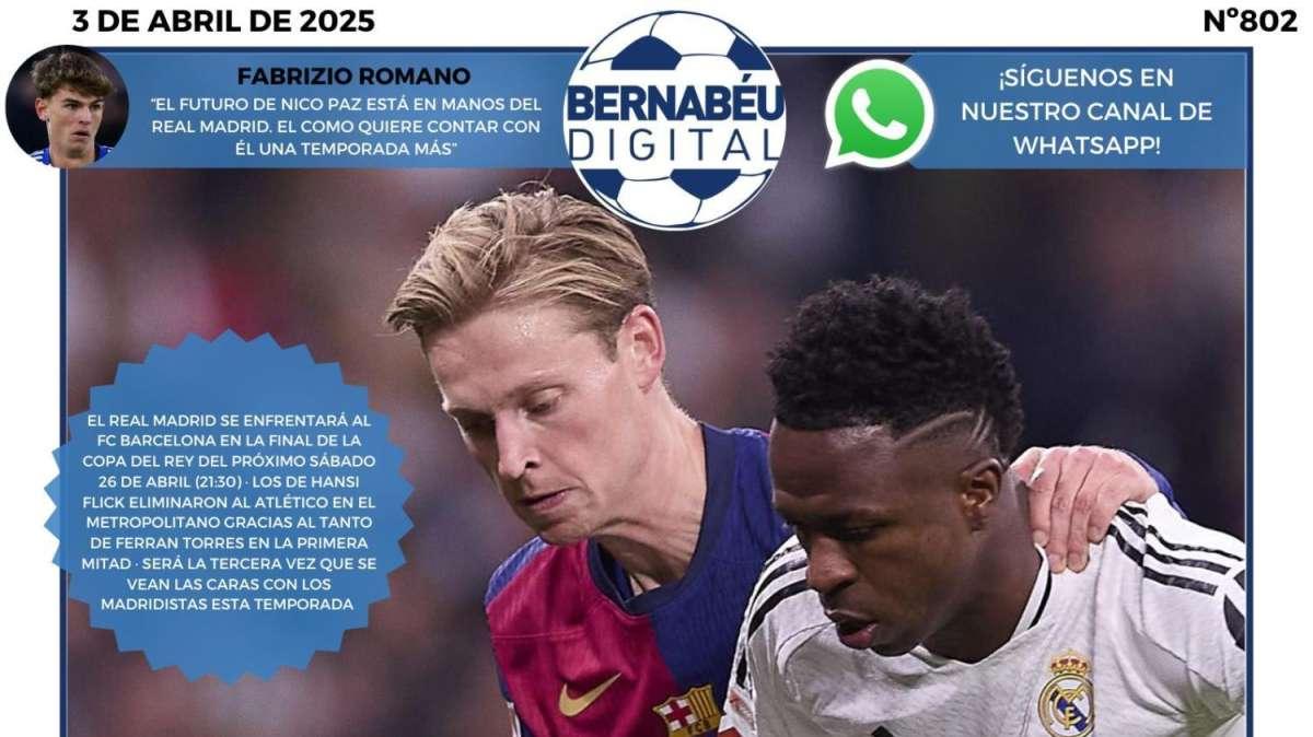 El Real Madrid - Barcelona en la final de la Copa, protagonista de la portada BD