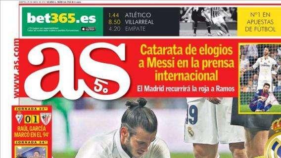 PORTADA - As: "Bale no está, a Zidane se le espera"