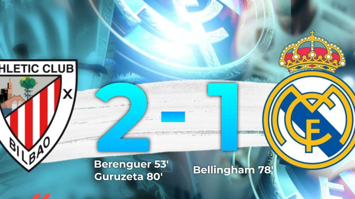 Athletic Club 2-1 Real Madrid, final del partido | ¡Sigue aquí el pospartido!