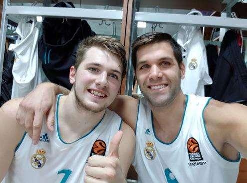 Florentino: "Estamos orgullosos de la sección de baloncesto. Doncic siempre llevará al Madrid en su corazón"