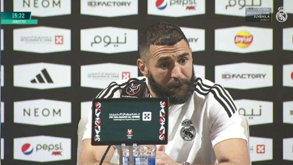 Karim Benzema, en directo: "Está claro que estoy de vuelta"