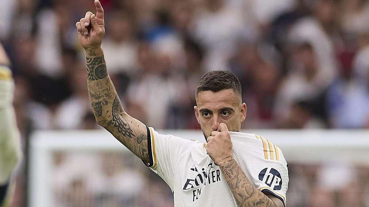 Joselu: "Estoy muy contento por lo que he aportado en el Real Madrid"