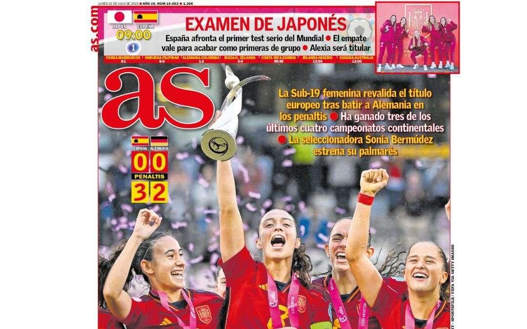 PORTADA | AS: "Mbappé cobra, Dembelé se aleja"