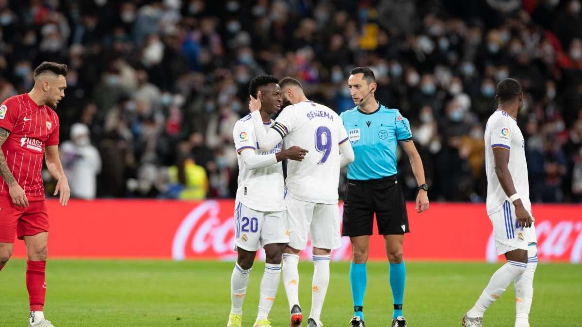 A falta de Benzema buenos son Vinicius