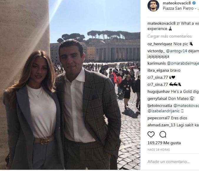 Kovacic de vacaciones con su pareja en Roma: su futuro en el Real Madrid corre peligro