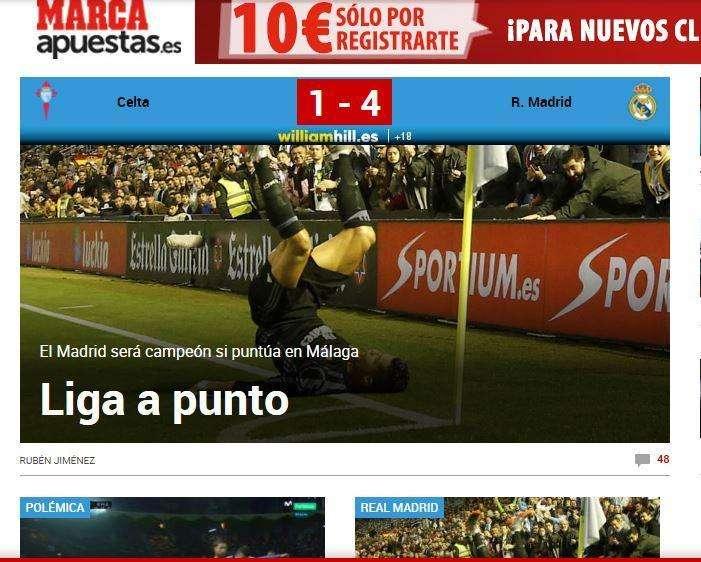 Marca: "Liga a punto"