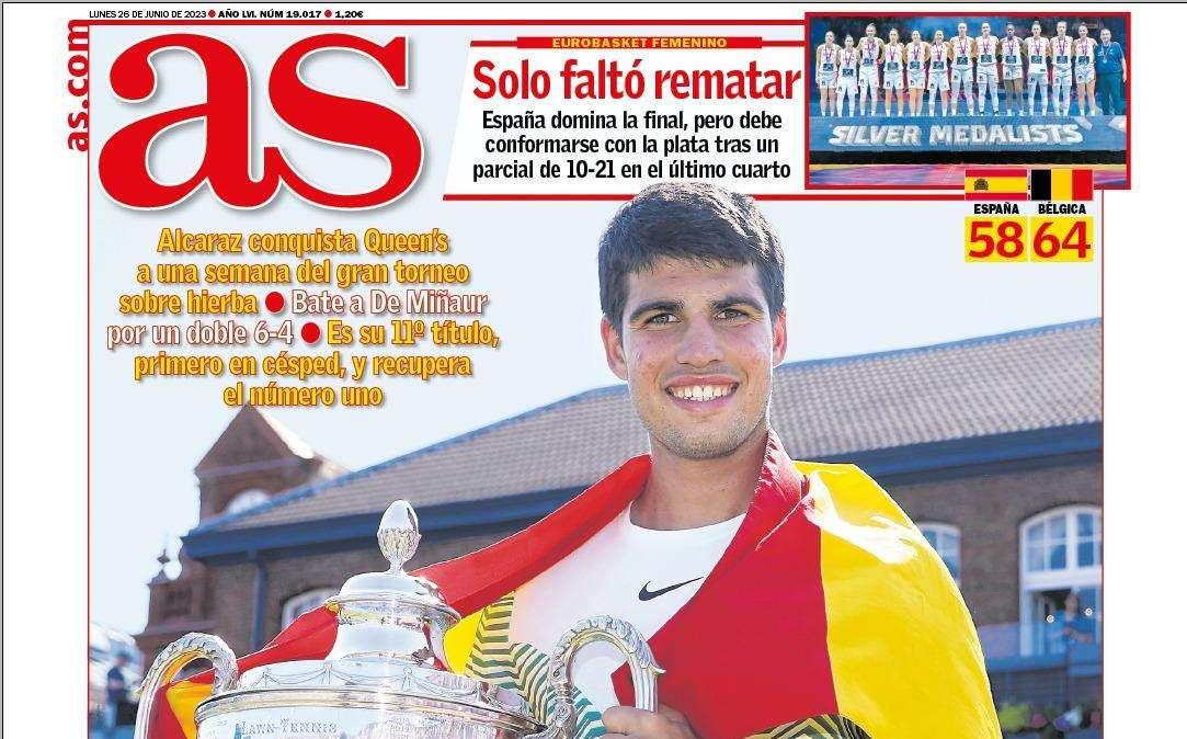 PORTADA | AS: "El Eldense deja sin premio al Castilla de Raúl"
