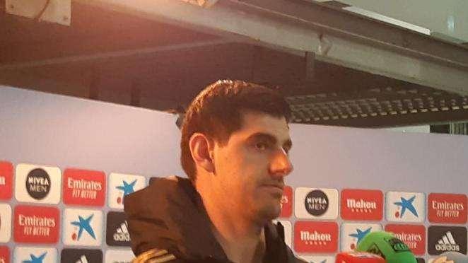 Courtois: "Lo de que el Barça está mal es cosa de la prensa"