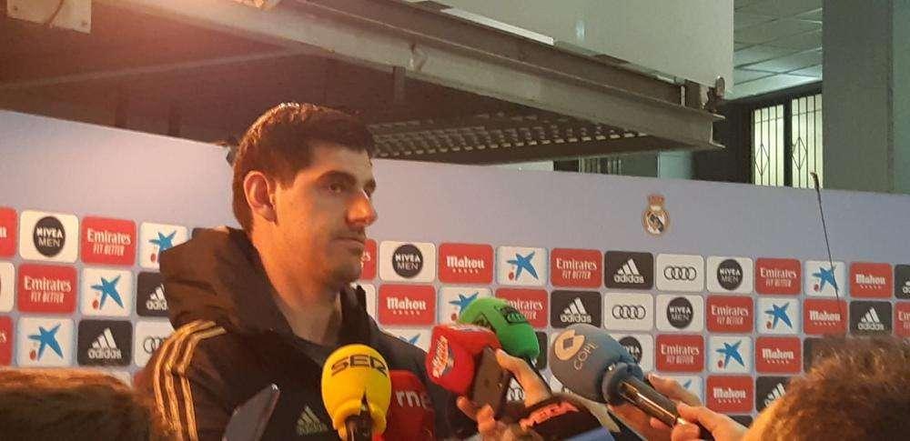 Courtois: "Se escapan dos puntos que valen mucho"
