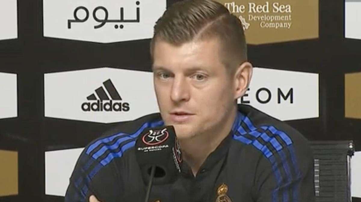 Kroos, en rueda de prensa: "Estamos mejor que el Barça, pero no hemos ganado nada"