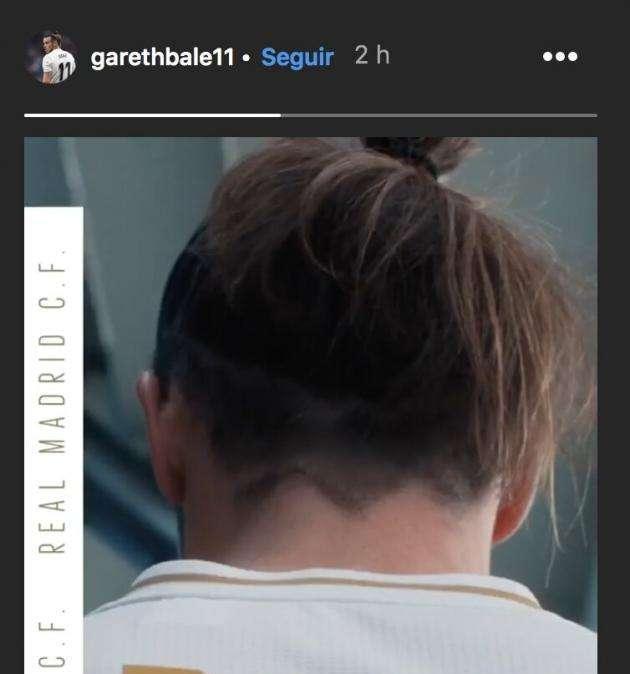 Bale presume de blanco en redes sociales con la nueva camiseta