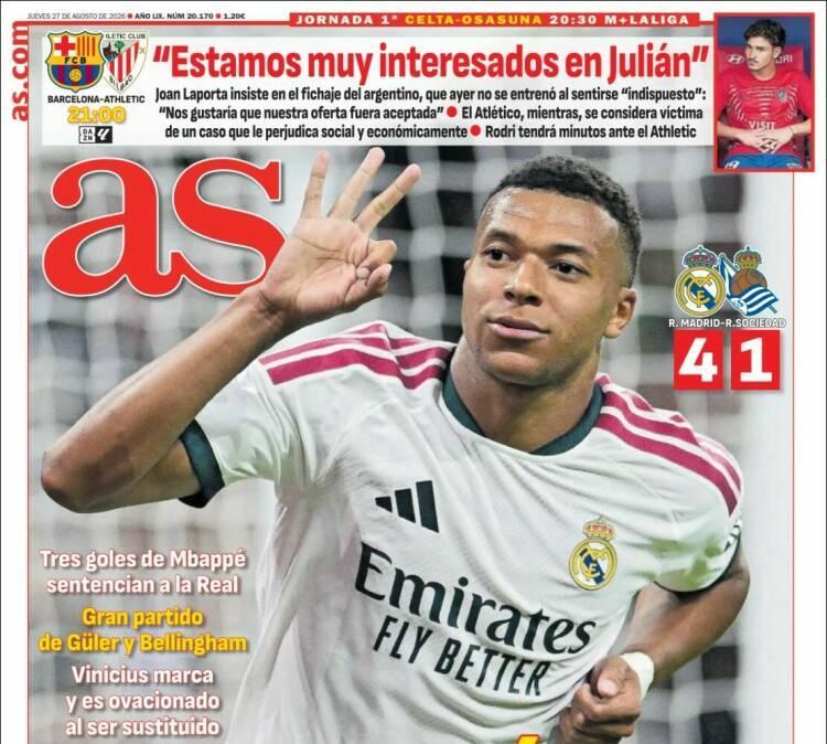 El Real Madrid golea a la Real Sociedad y Livakovic ya está en Barcelona