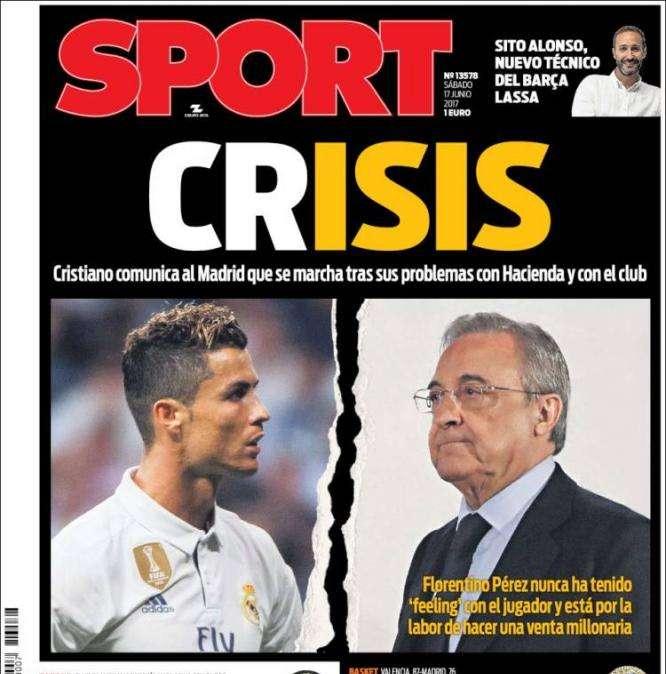 PORTADA - Sport: "CRisis"
