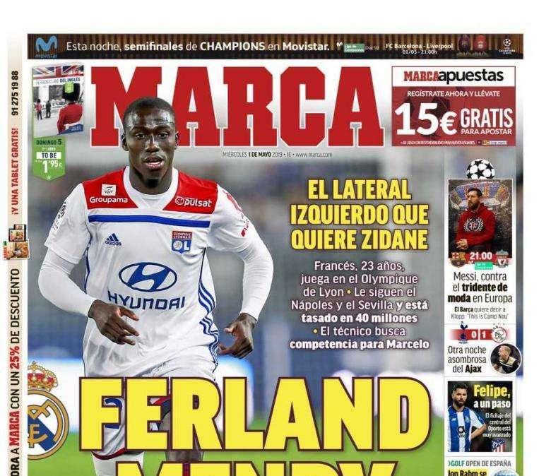 Fichajes Real Madrid, Ferland Mendy, el lateral que quiere Zidane: Reguilón parece que saldrá cedido