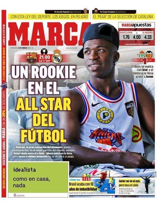 Vinícius, el brasileño puede ser clave en el Camp Nou