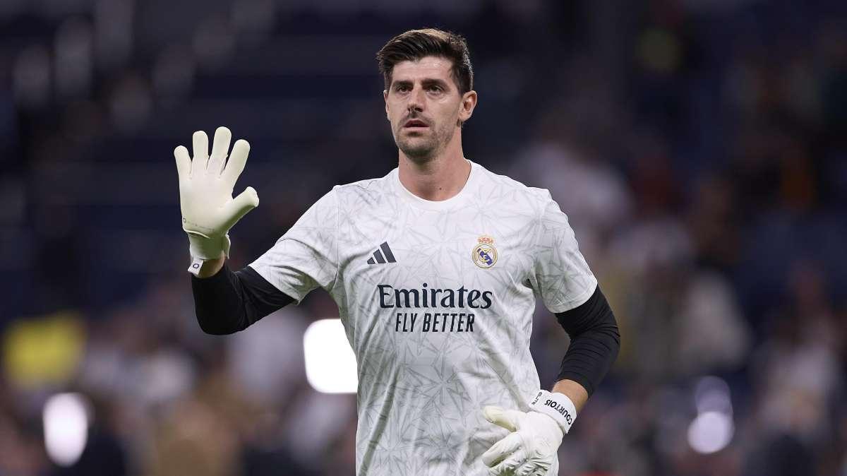 Courtois evitó la catástrofe: el único a la altura del Real Madrid