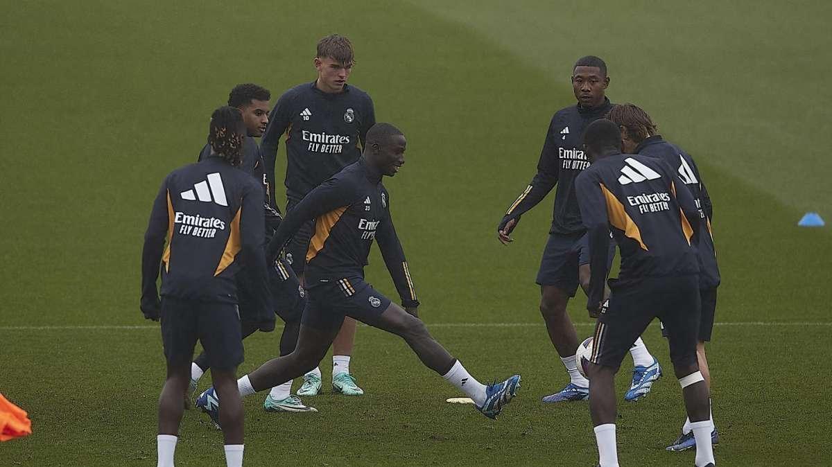 Informe del entrenamiento: Ancelotti recupera a uno de los lesionados