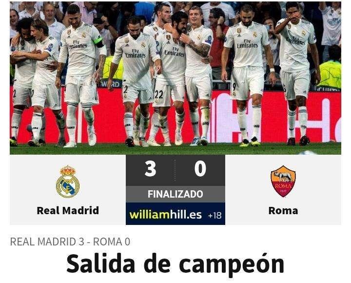 As: "Salida de campeón"