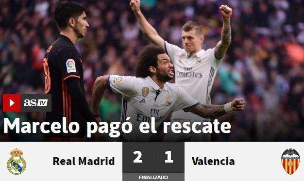 Diario As: "Marcelo pagó el rescate"