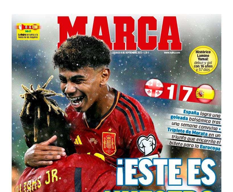 PORTADA | Marca: "Ancelotti lidera el gran comienzo del Real Madrid"