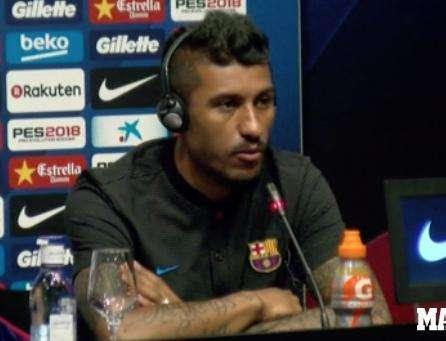 El Barça presentó a Paulinho: "Recompensaré el esfuerzo del club con grandes partidos"
