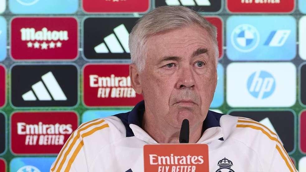 Carlo Ancelotti en rueda de prensa: "El problema de Mbappé es el de todos"