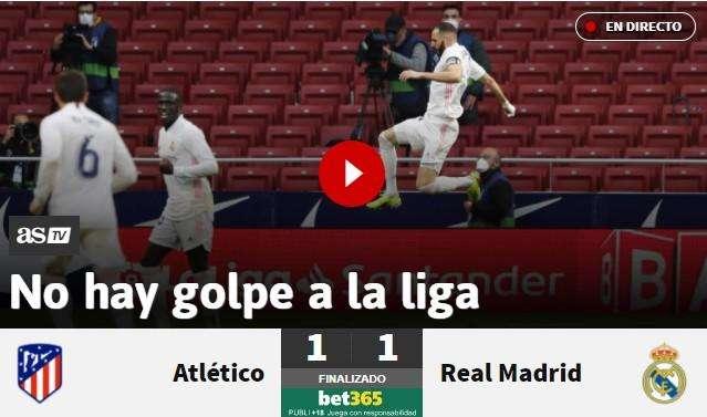As: "No hay golpe a la Liga"