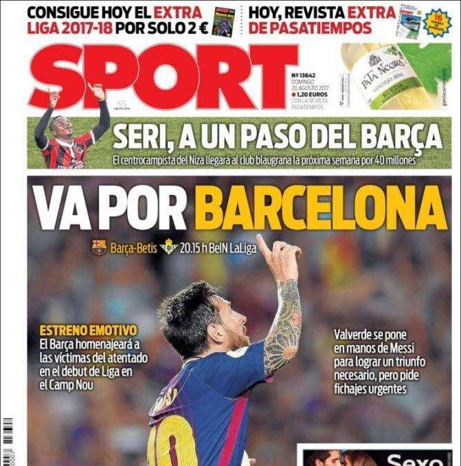 Sport, habrá homenaje a las víctimas del atentado en el Barça-Betis: "Va por Barcelona"